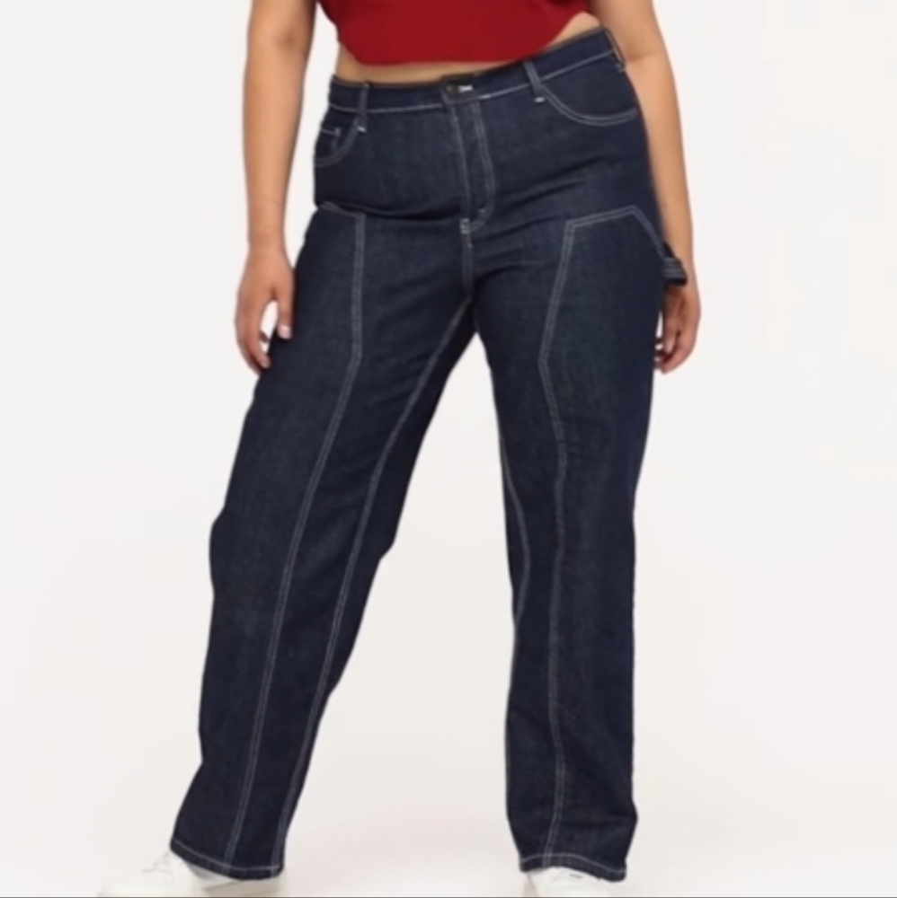 Wild Fable Women's High-Rise Straight Easyrigid Jeans Size 8 NWT  BlueRawRinse